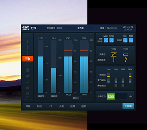 中國中車監(jiān)控顯示屏界面設(shè)計及QT、Codesys、Fltk開發(fā)