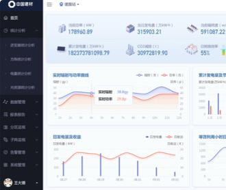 泛亞高科-光伏電站控制系統界面設計